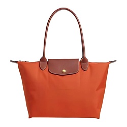 Сумка Le Pliage Polyamide Canvas With Leather Trim Tote Bag