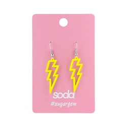 Серьги LIGHTNING YELLOW #sugargem