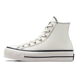 Кроссовки Chuck Taylor All Star Lift Platform Hi Shoes White Black Womens
