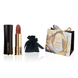 Матовая губная помада L'Absolu Rouge Intimatte + Подарочная упаковка