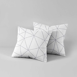 Наволочки Грань Розовые 50х70
