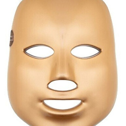 Светодиодная маска для лица LED Mask 7 Color s Gold