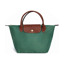 Сумка Le Pliage Polyamide Canvas With Leather Dumpling Bag Small Size Women's Sage