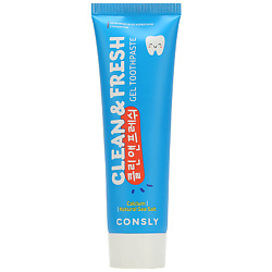Зубная паста гелевая реминерализующая с кальцием и натуральной морской солью Clean & Fresh