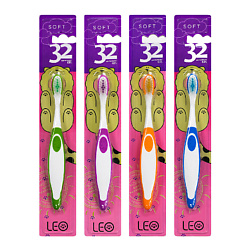 Щётка зубная детская 32 ЖЕМЧУЖИНЫ LEO