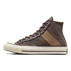 Кроссовки Chuck 70 Leather Overlay High Engine Smoke