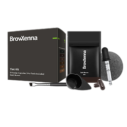 Набор для домашнего окрашивания 6в1  Tint Kit BrowXenna #02 Dark Brown