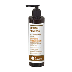 Восстанавливающий шампунь для окрашенных и поврежденных волос KERATIN SHAMPOO