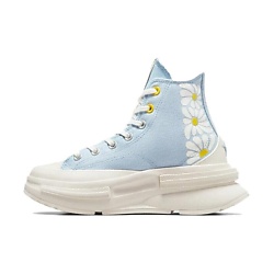 Кроссовки Run Star Legacy Wear-Resistant Coverage High-Top Canvas Shoes Unisex Blue Yellow