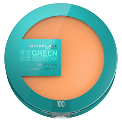 MAYBELLINE Компактная пудра Green Edition Blurry Skin Powder