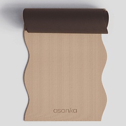 Коврик для йоги и фитнеса волнистый