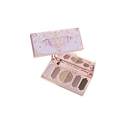 Палетка теней Butterfly Cloud Collar Embossed Six-Color Makeup Palette