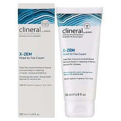 Крем для сухой и раздраженой кожи Clineral X-Zem Head-to-Toe Cream