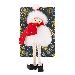 Декоративная елочная игрушка SNOWMAN WHITE