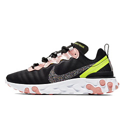 Кроссовки React Element 55 Premium Black Coral Stardust
