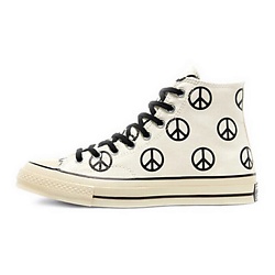 Кроссовки Chuck Taylor All Star 70 Hi Unleash Peace Egret Black