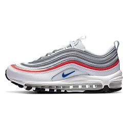 Кроссовки Air Max 97 Metallic Silver Flash Crimson Racer Blue