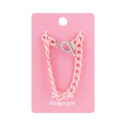 Браслет PINK CHAIN #sugargem