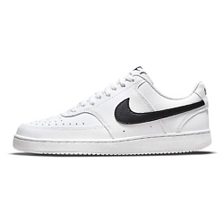 Кроссовки Court Vision 1 Low Next Nature Low Top Skateboard Shoes Womens White Black