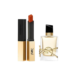 Rouge Матовая помада Pur Couture The Slim + Парфюмерная вода YSL Libre