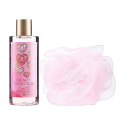 Набор Heart Cascade Magnolia Dream: Мочалка + Гель для душа