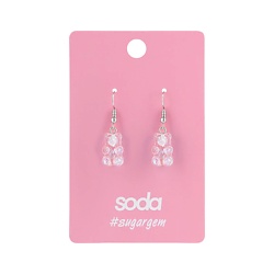 Серьги WHITE BEARS #sugargem