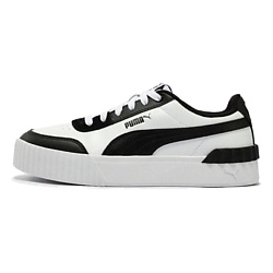Кроссовки Carina Anti-Slip Wear-Resistant Low-Top Skateboard Shoes Womens White Black