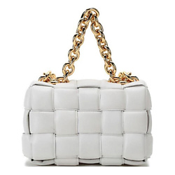 Сумка Chain Cassette Padded Intreccio Shoulder
