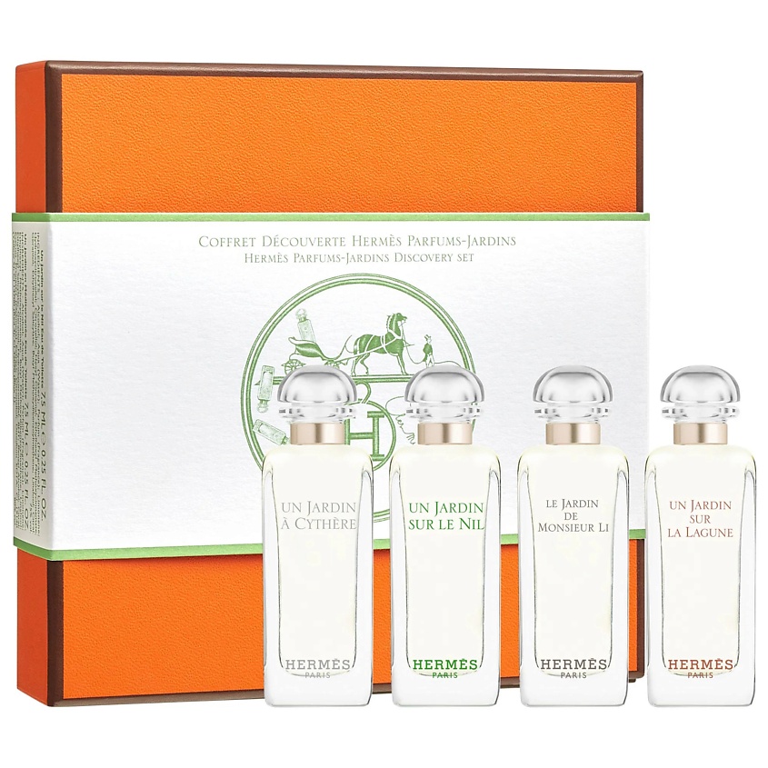 HERMES Набор миниатюр Jardins Discovery Set, 4 x 7.5 мл купить по