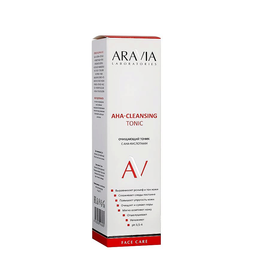 ARAVIA LABORATORIES Очищающий тоник с AHA-кислотами AHA-Cleansing Tonic – фото 3