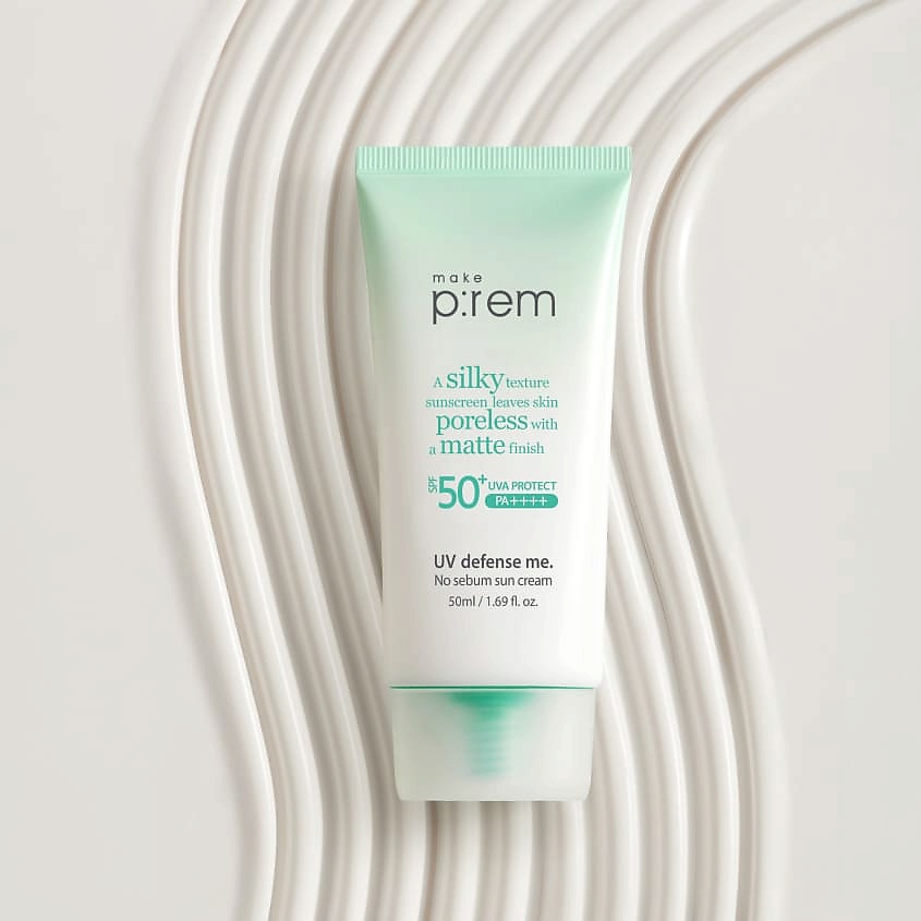MAKE P:REM Крем для лица солнцезащитный матирующий SPF 50+ PA++++ UV Defense Me – фото 4