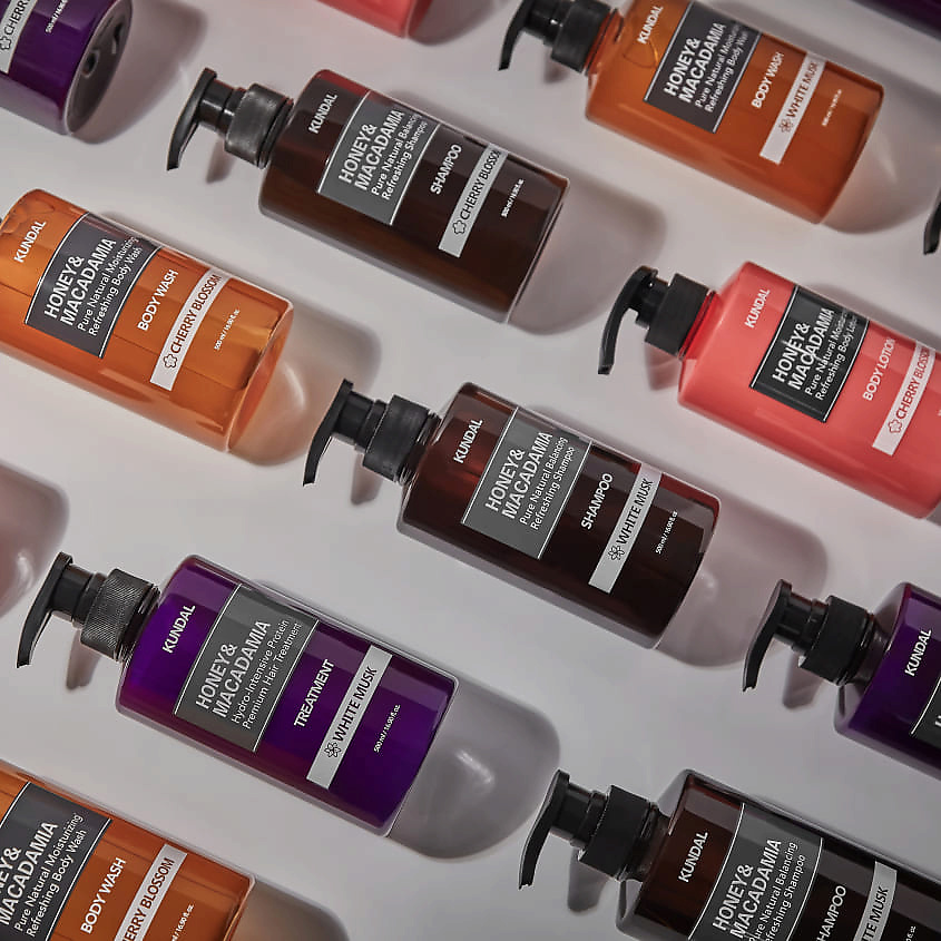 KUNDAL Шампунь для волос Белый мускус Honey & Macadamia Shampoo, 500 мл – фото 10