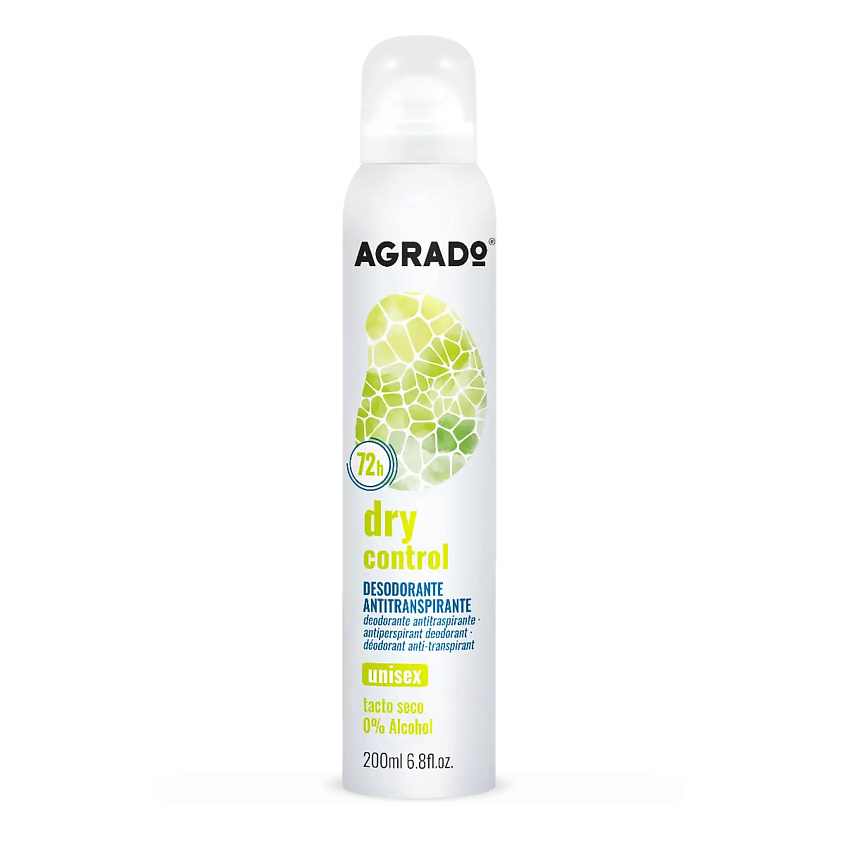 Изображение товара AGRADO Дезодорант-антиперспирант unisex DRY CONTROL, 200 мл.
