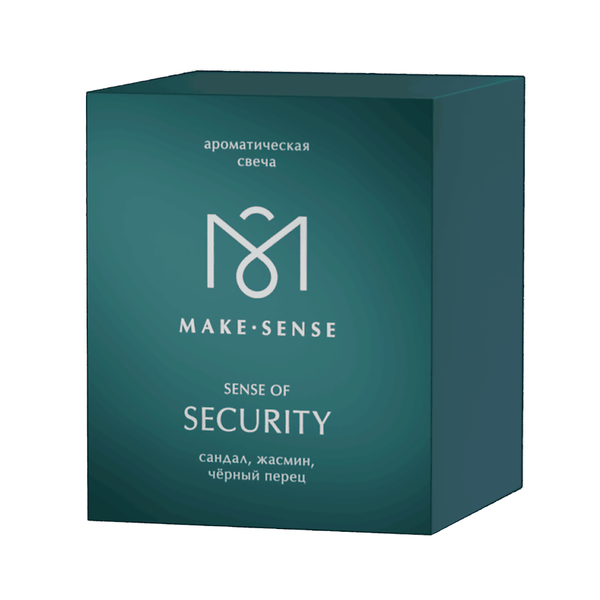 Изображение товара MAKE SENSE ароматическая свеча сандал жасмин чёрный перец 140 г
