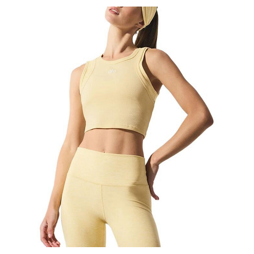 Изображение товара ALO YOGA Топ Aspire Tank, Размер: M, Цвет: Кремовый