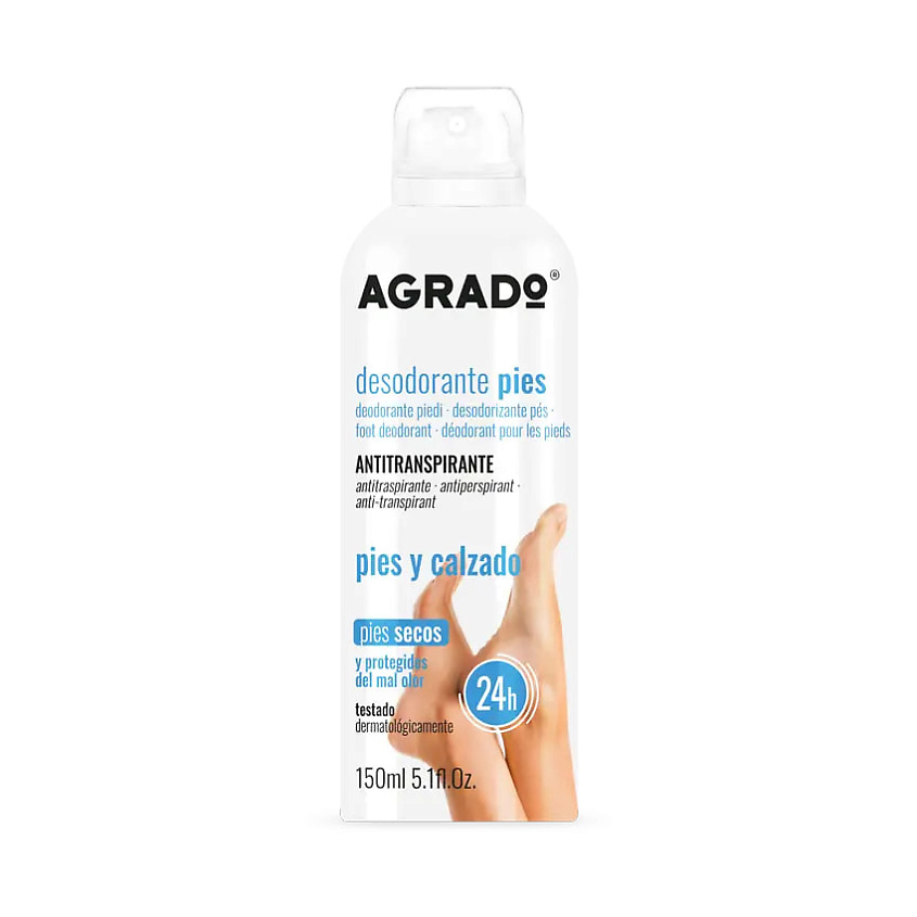 Изображение товара AGRADO дезодорант для ног, 150 мл