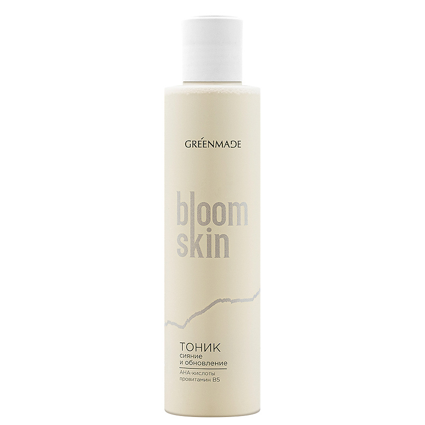 Изображение товара GREENMADE Тоник BLOOM SKIN с АНА-кислотами и провитамином В5, 200 мл