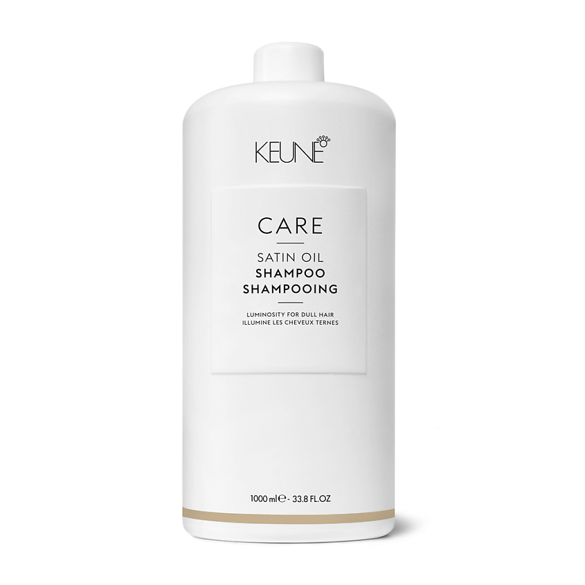 Изображение товара KEUNE Шампунь Шелковый уход Care Satin Oil Shampoo 1000 мл для сухих волос безопасный уход