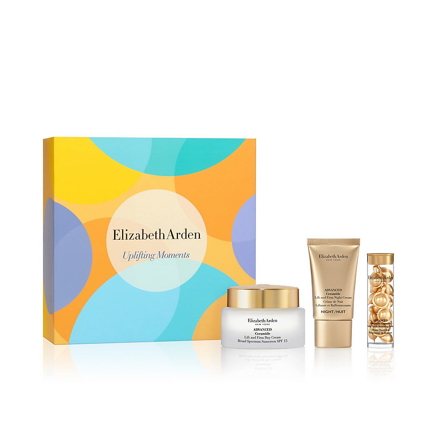 Изображение товара ELIZABETH ARDEN Набор для лица Uplifting Moments 3-Piece Gift Set, 14 шт. + 50 мл + 15 мл