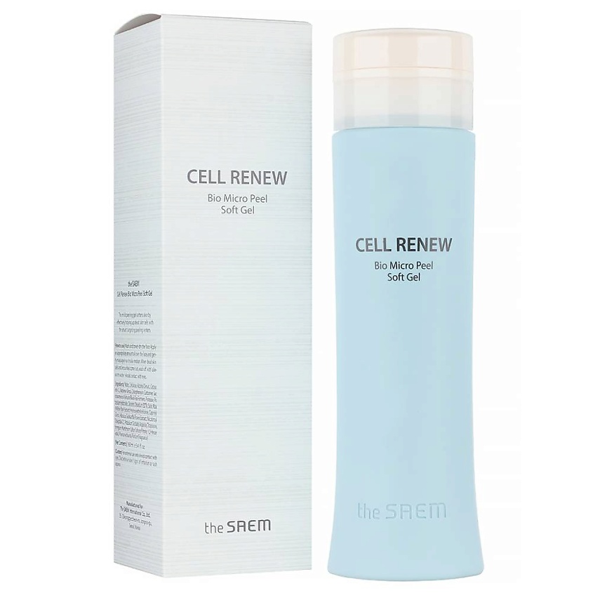 Изображение товара THE SAEM Гель для лица отшелушивающий Cell Renew Bio Micro Peel Soft, 1 шт.