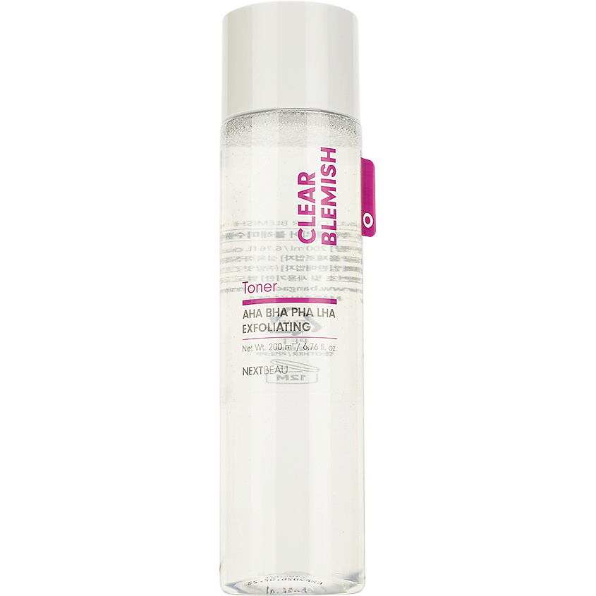 Изображение товара NEXTBEAU Тонер с кислотами и пилинг-формулой 200 мл для ухода за кожей лица