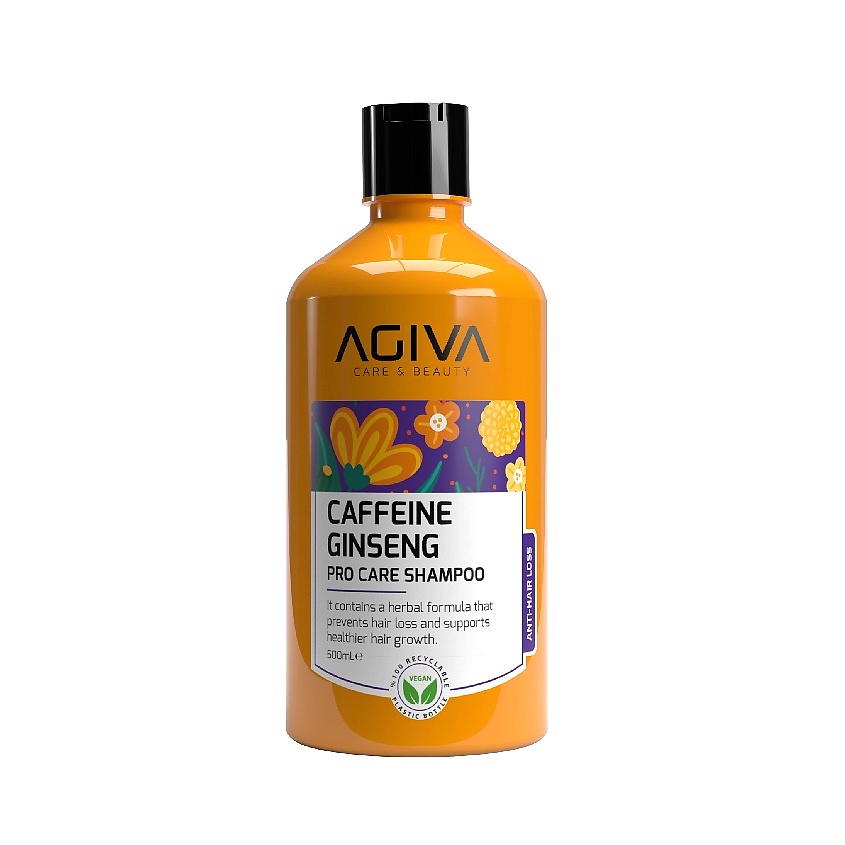 Изображение товара AGIVA BEAUTY Шампунь для волос Caffeine Ginseng Pro Care 500 мл