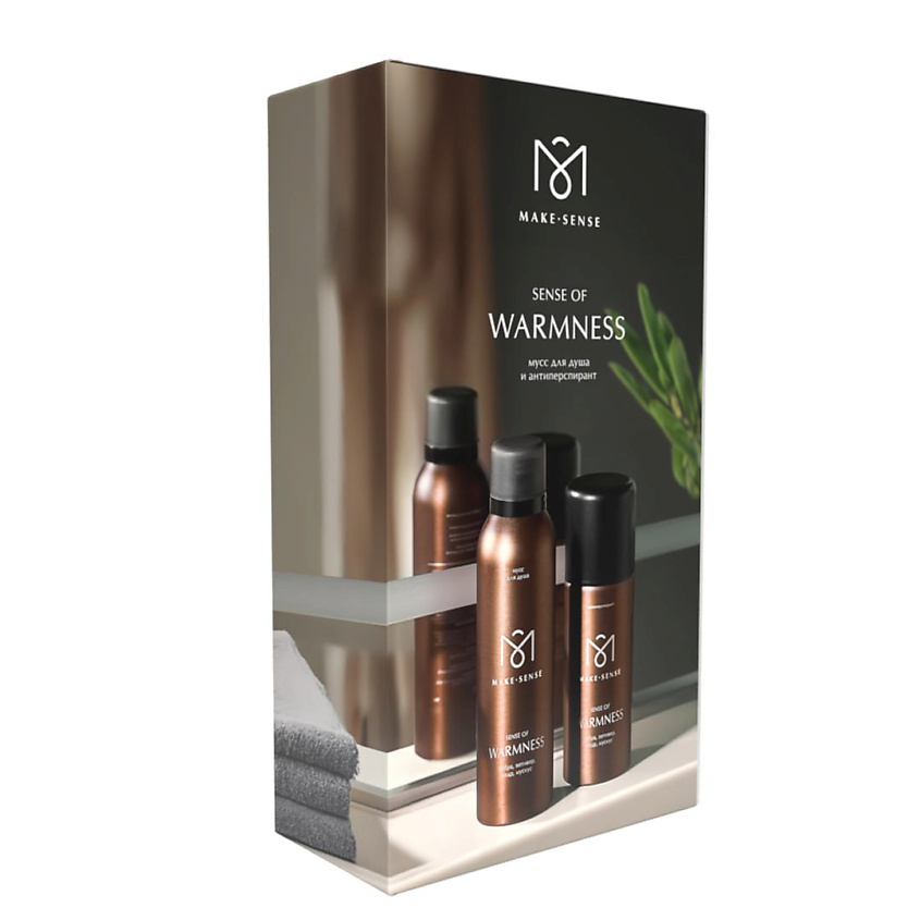 Изображение товара Подарочный набор Make Sense Sense of Warmness мусс для душа и антиперспирант 200 мл 150 мл