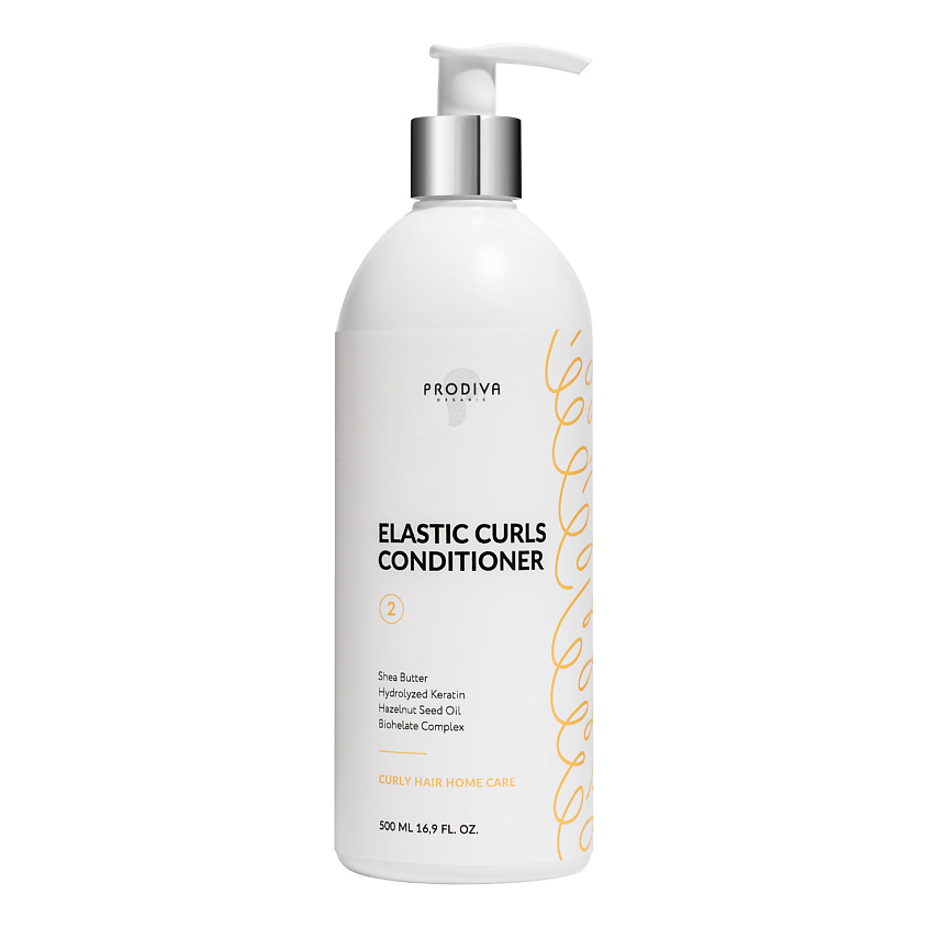 Изображение товара PRODIVA Кондиционер для кудрявых и вьющихся волос ELASTIC CURLS, 500 мл