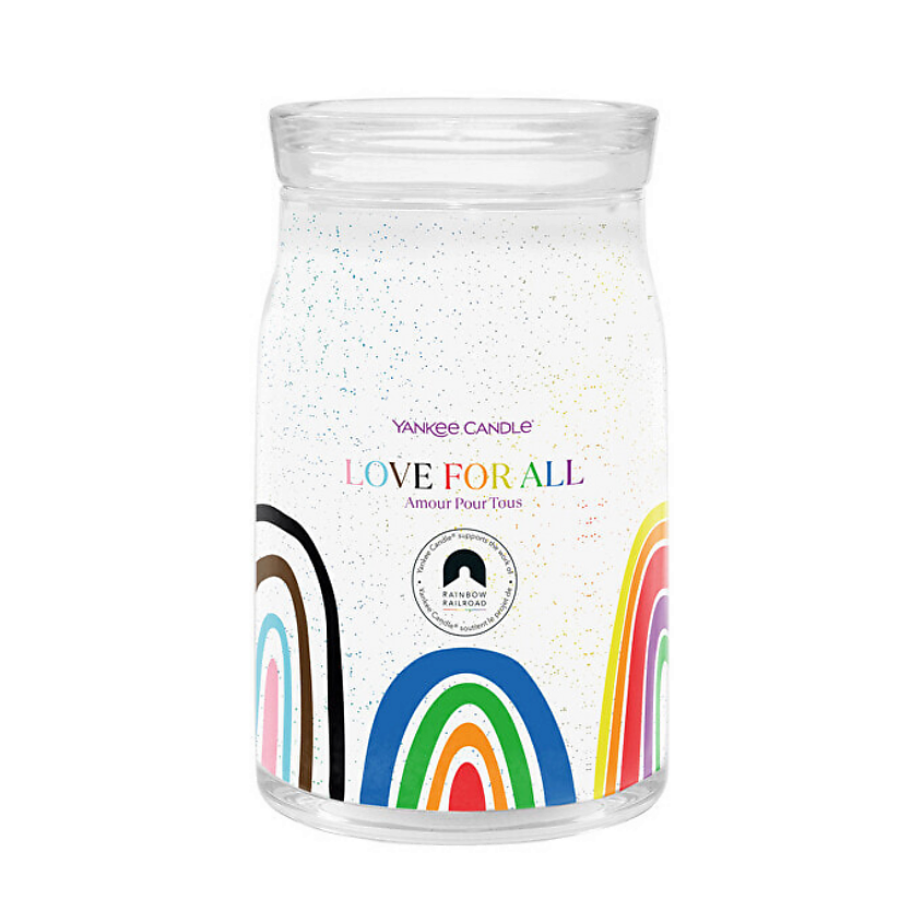Изображение товара Ароматическая свеча Yankee Candle Love for All 567 гр безопасное горение 2023
