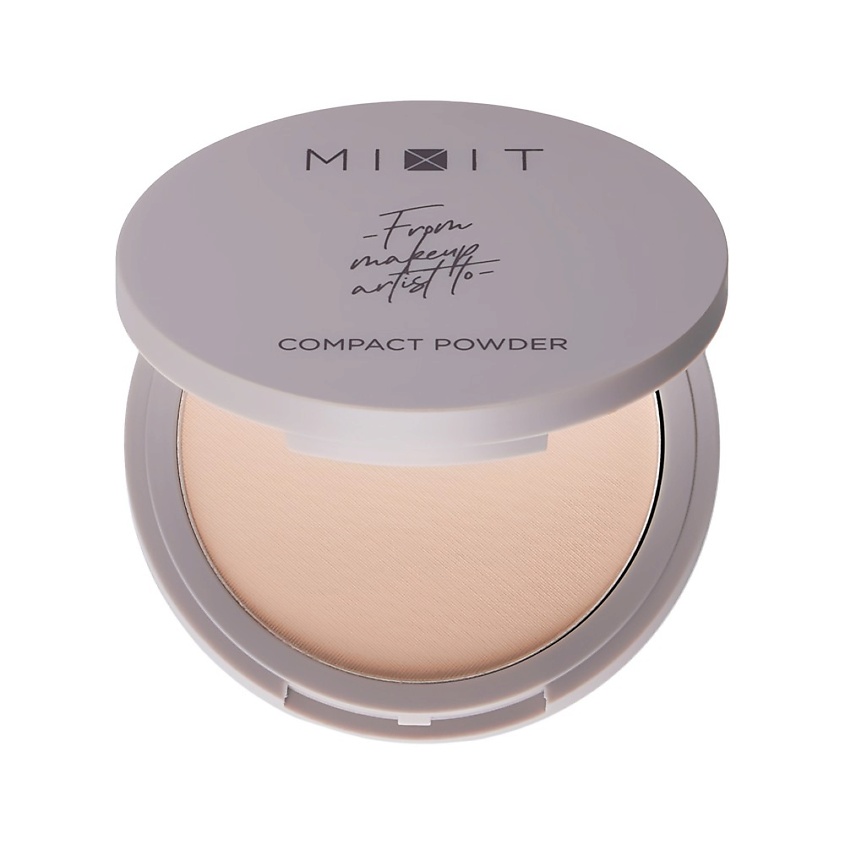 Изображение товара MIXIT MINERAL POWDER Пудра компактная матирующая тон 01 Light beige