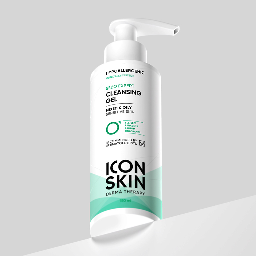 Изображение товара Гель для умывания ICON SKIN Sebo Expert 150 мл для смешанной кожи