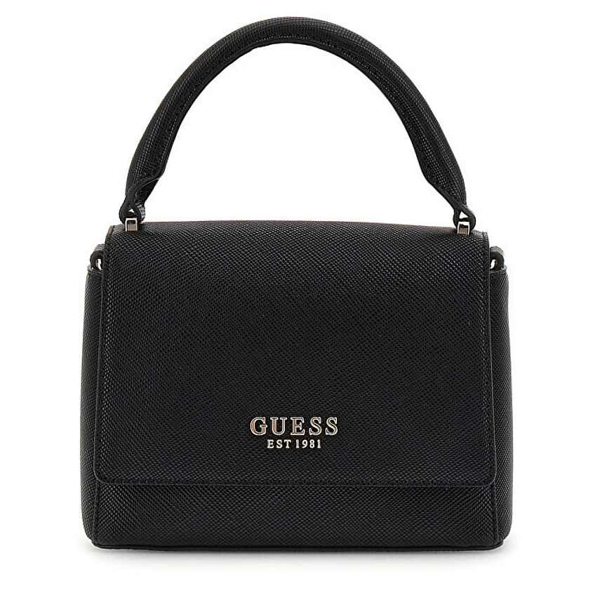 Изображение товара GUESS Cумка Fedana Top Handle Flap Bag, Цвет: Черный
