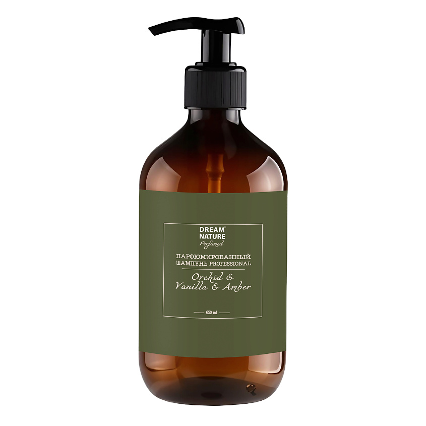 Изображение товара DREAM NATURE Парфюмированный Шампунь ORCHID & VANILLA & AMBER, 650 мл