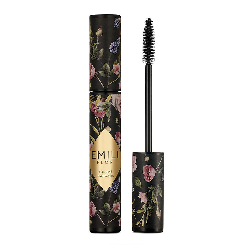 Изображение товара EMILI FLOR Тушь для ресниц объемная Volume Mascara, Объемная, Тон 01 черный